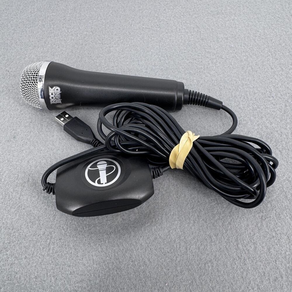 Logitech Rock Band USB Microphone Black Wired Console Gaming A-0234A Accessory